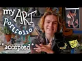 my ACCEPTED art school portfolio RISD early decision