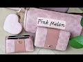 COACH Pink Melon Credit Card Wallet Unboxing