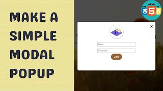 Build Custom Popup Window with Javascript Exit Popup Modal with HTML CSS Javascript