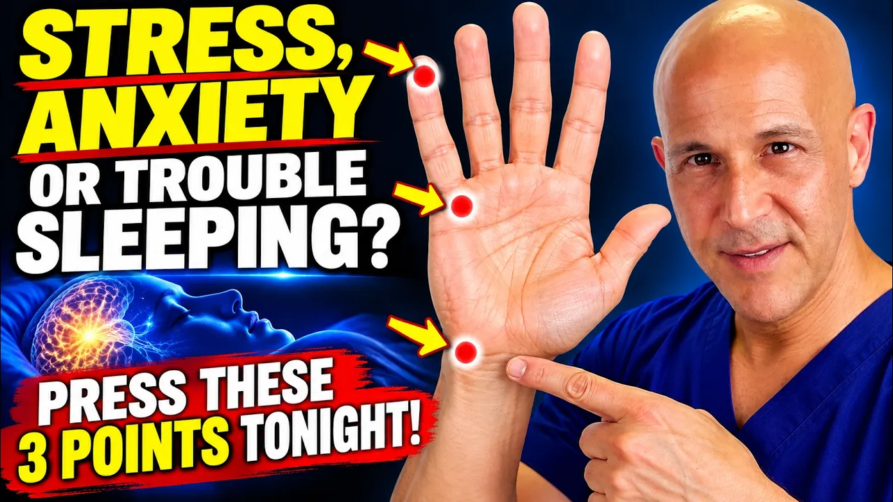 Stress, Anxiety or Trouble Sleeping?  Press These 3 Points Tonight!  Dr. Mandell