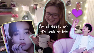 opening the bts be album to calm down