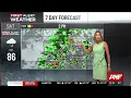 First Alert Forecast Gorgeous end to the week ahead of a stormy weekend