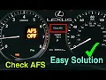 CHECK AFS EASY SOLUTION LEXUS