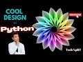Amazing design in python Python Graphics in Hindi Amazing patterns in python Design in Tuttle