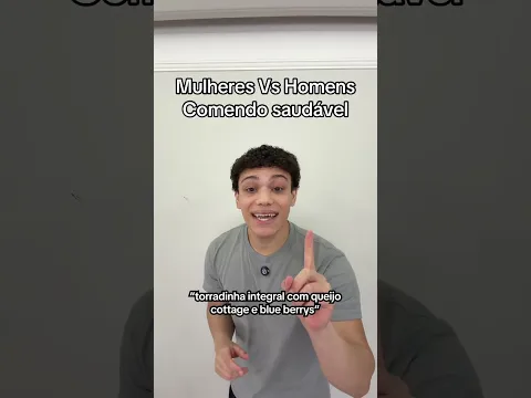 Mulheres Vs homens comendo saudável #shorts