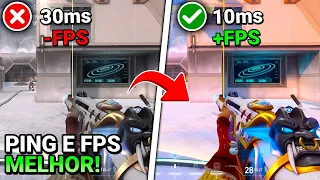 COMO MELHORAR O PING e FPS NO VALORANT 2022! O SEGREDO DOS PRO PLAYERS