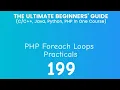 199 PHP Foreach Loop Practical