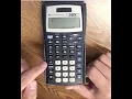 TI-30X IIS Square Root Tutorial