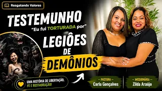Testemunho 95| Os DEMÔNIOS me torturaram, até um ANJO aparecer. |Pra. Carla  Diana Gonçalves
