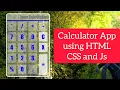 calaculator app how to make Calculator Calculator app in Html Css JavaScript