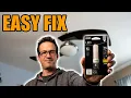 Dad Replaces E11 Halogen Bulb with Feit E11 LED in Allen Roth Santa Ana Ceiling Fan
