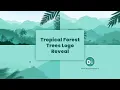Tropical Forest Trees Logo Reveal After Effects Templates Logo Animation Motion Graphics