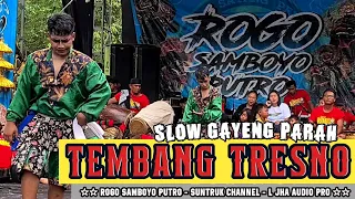 gayeng slow parah tembang tresno voc gea ayu terbaru rogo samboyo putro l jha audio