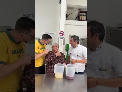 Hice un helado con una abuelita