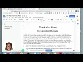 Annotations on Google Docs