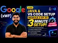Java VS Code Setup in Just 3 Minutes Module
