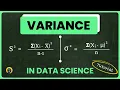 How to Find Population and Sample Variance Practical Example Data Science Variance Tutorial