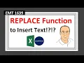 REPLACE Function to Insert a Dash Into Text Flash Fill Too Excel Magic Trick 1639