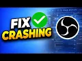 How To Fix OBS Crashing Freezing on Windows 2026 Fix