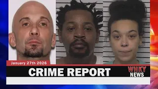 MAN WANTED ON MULTIPLE CHARGES ARRESTED DRUG TRAFFICKING ARRESTS WHKY Crime Report Tues 26