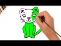 cat coloring pages kids coloring learning s