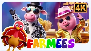 Hora de baile de Kaboochi | Farmees Divertida canción de Fiesta para niños