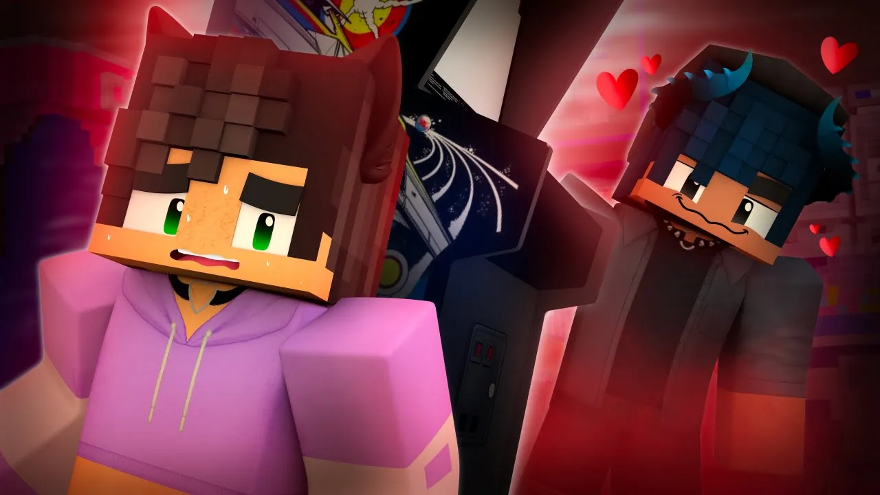 My CREEPY Neighbor Is OBSESSED With Me! - Minecraft Hide and Seek