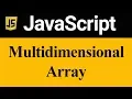 MultiDimensional Array in JavaScript Hindi