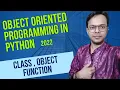 Object Oriented Programming with Python 2022 in Bangla Class and Objects Function