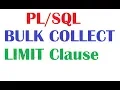 Tutorial BULK COLLECT LIMIT Clause
