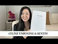 CELINE BAG UNBOXING TRIOMPHE TEEN SIZE REVIEW WHAT FITS INSIDE LINJER JEWELRY REVIEW