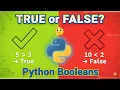 Python Boolean Tutorial 18