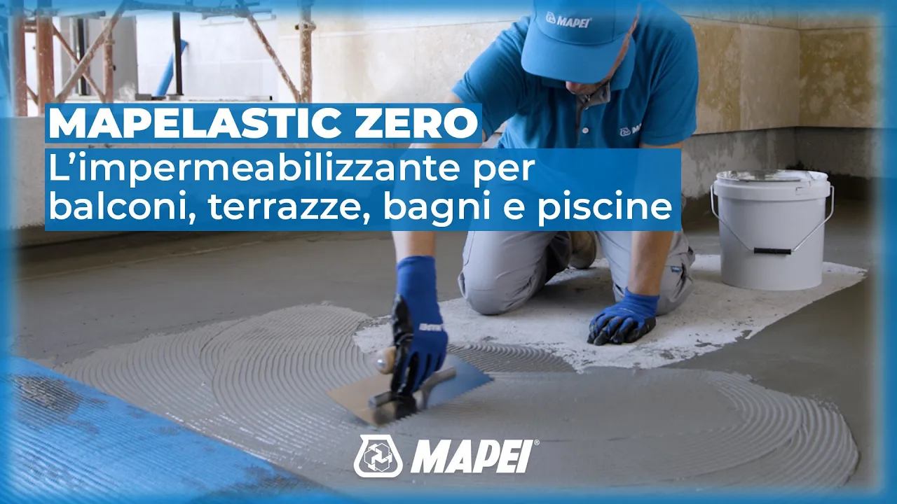 Impermeabile cementizio Mapelastic Zero SOLO Sacco A da 24kg - Mapei