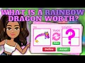 WHAT IS THE NEW RAINBOW DRAGON WORTH Adopt Me