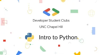 Google DSC UNC Python Data Science Workshop 1