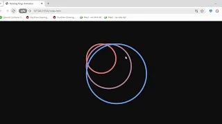 Create Rotating Circles Animation with HTML CSS JavaScript kalscode