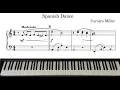 Lagu Spanish Dance - Carolyn Miller | Slow Easy Piano Version with Sheets