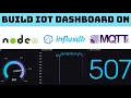 BUILD IOT DASHBOARD USING NODE JS MQTT INFLUXDB