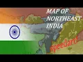 Northeast India map SPEEDART