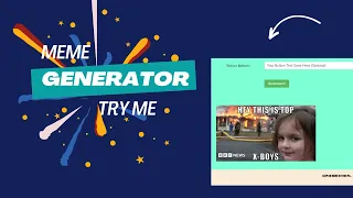 How to make Meme Generator using JavaScript