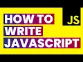 How to Write JavaScript Code JavaScript Methods Patterns Rules Conventions Best Practices