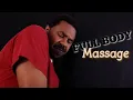 ASMR Full Body Massage with Pressure Upper Body Shoulders Abdomen Legs Roleplay