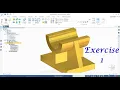 SolidEdge Exercise - 1 Learn For Beginner SolidEdge Tutorial SolidEdge Exercise Tutorial