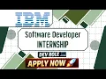 IBM Hiring Interns Tech Role Easy Apply Full Details