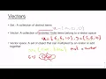 Introduction to Data Science Basics of linear algebra vectors lecture 1