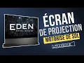 EDEN Extra Bright, l'écran de projection motorisé de sol dédié à l'Ultra-courte focal de Lumene