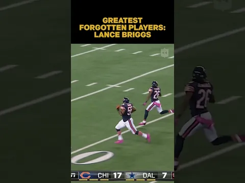Lance Briggs: 7x Pro Bowler, 1181 tackles!