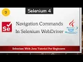 Navigation Commands In Selenium WebDriver Selenium WebDriver Tutorial For Beginners
