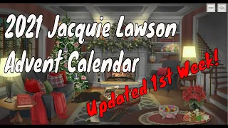 2021 JACQUIE LAWSON WEEK 1 LONDON First 7 days walk through Find Ornaments Snowflakes