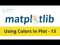 How To Use Color In Plot Using Matplotlib - 13 Matplotlib Tutorial